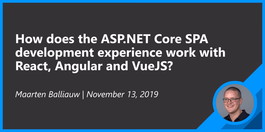 Do you need a spa framework for ASP NET Core?