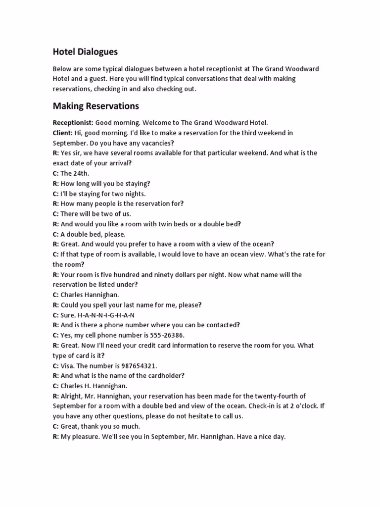 How can i Improve my English fluency in a hotel?