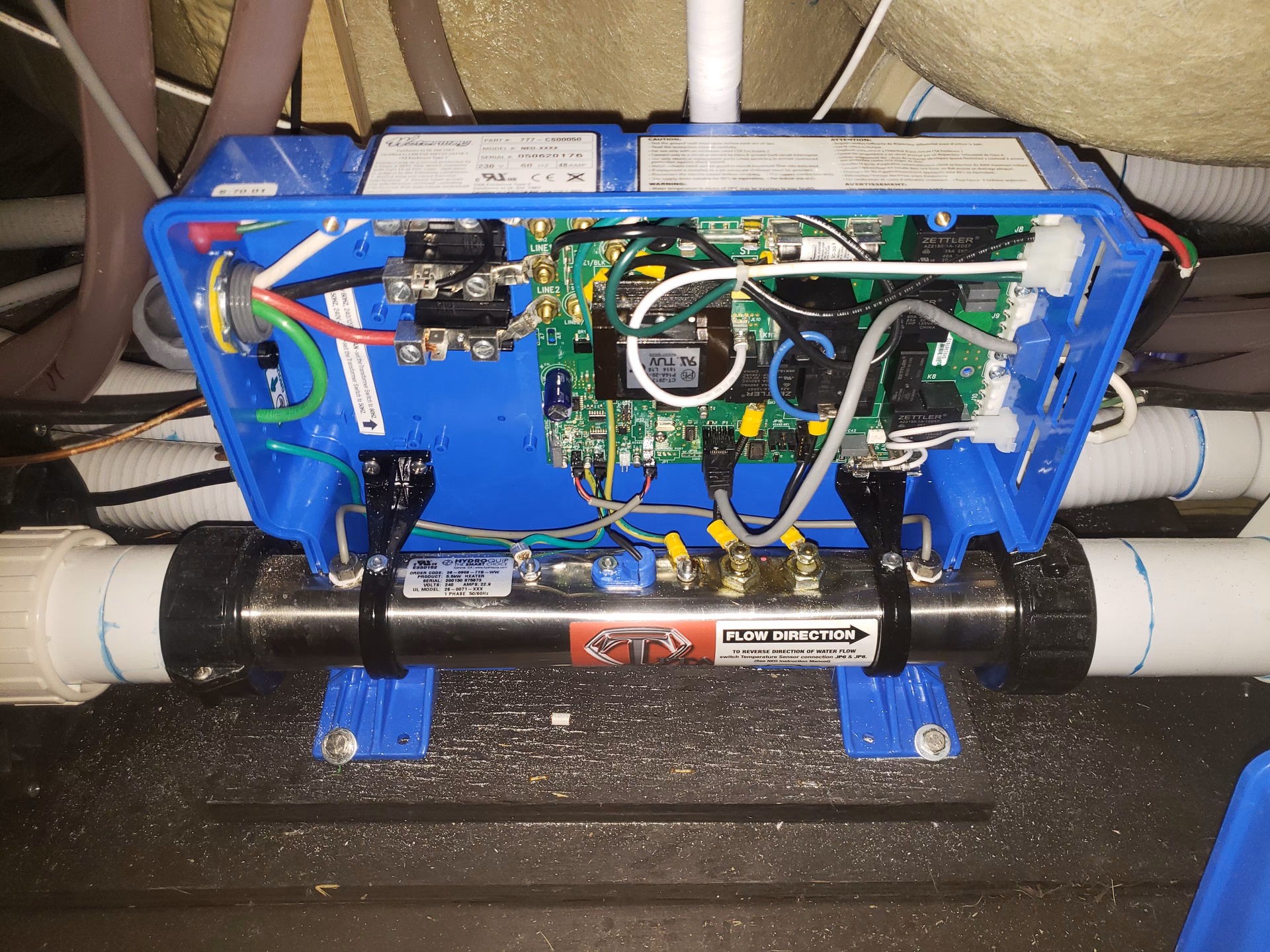 When should I Reset my spa control?