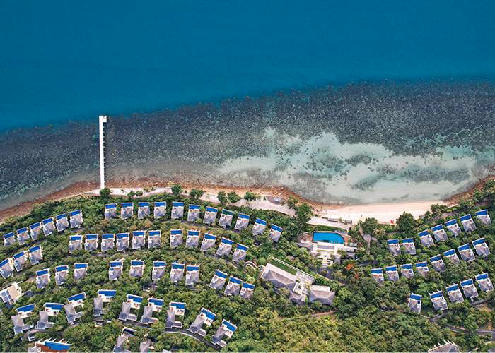Does Conrad Koh Samui have a private beach?