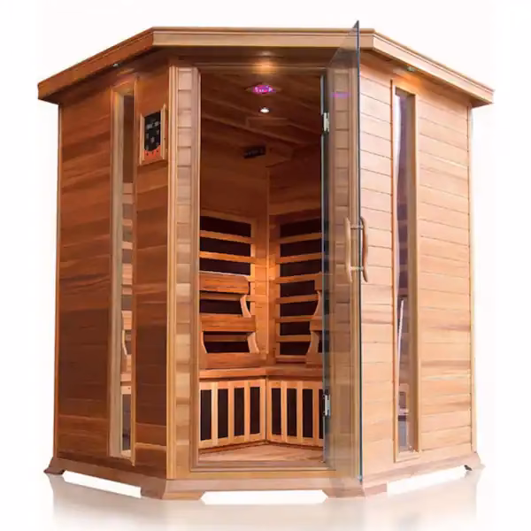 How much power does a corner sauna need?