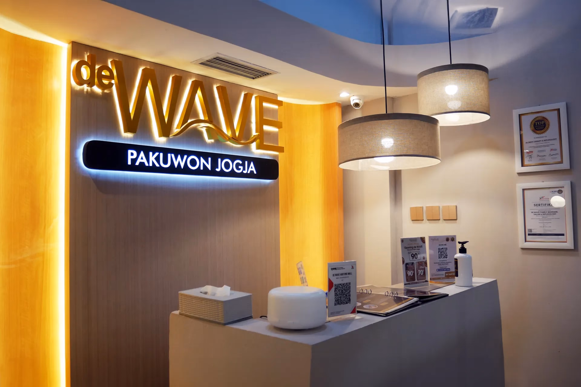 Apa yang ditawarkan oleh paket de Wave Spa Complete?