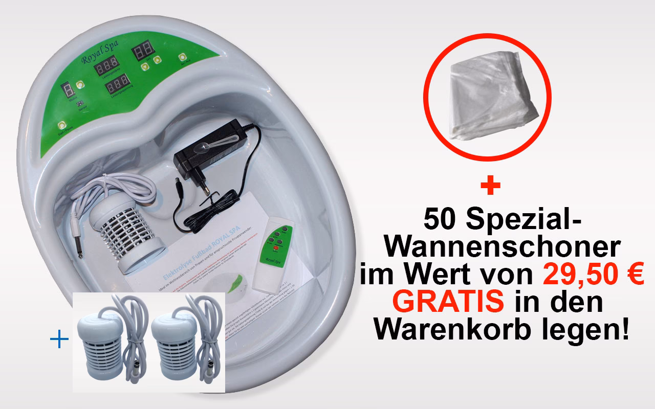 Warum verfärbt sich das Wasser am Ende eines Detox Fußbades?