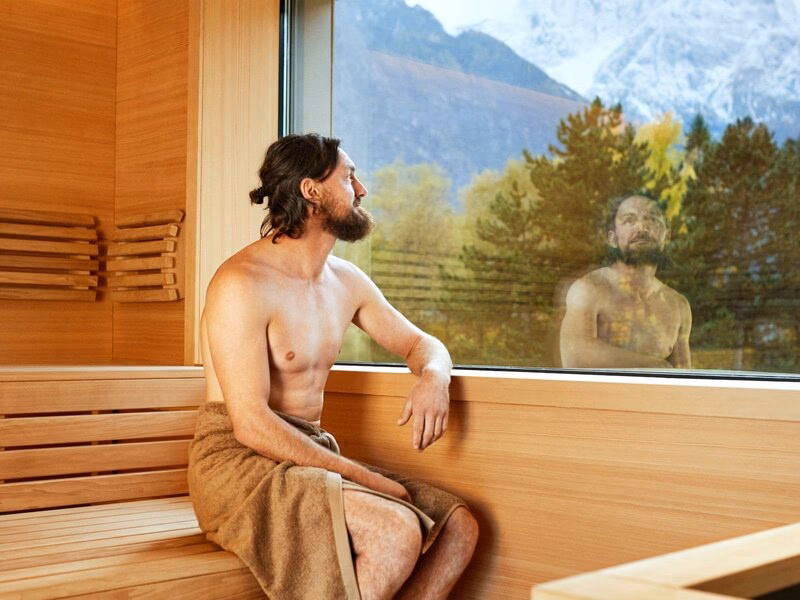 Was ist die höchstgelegene Dampfsauna in den Dolomiten?