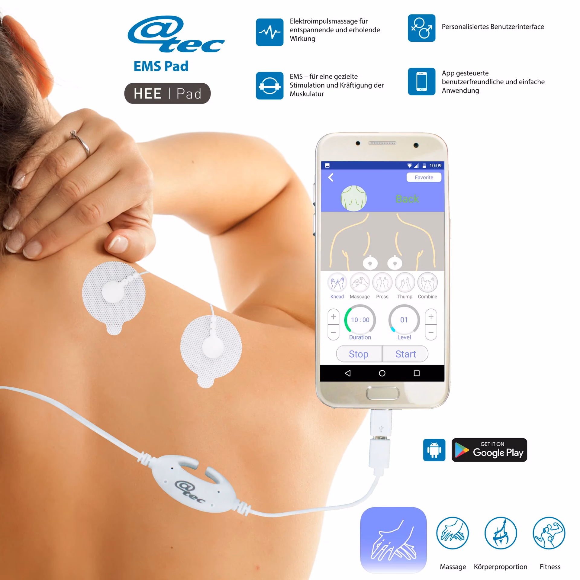 Welche Arten von Elektromassagen gibt es?