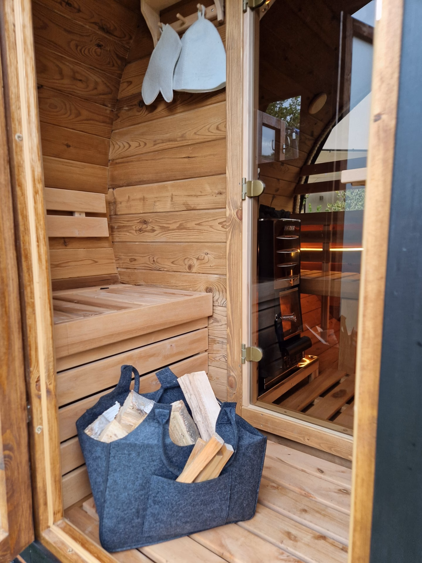 Welche Temperaturen herrschen in der finnischen Sauna?