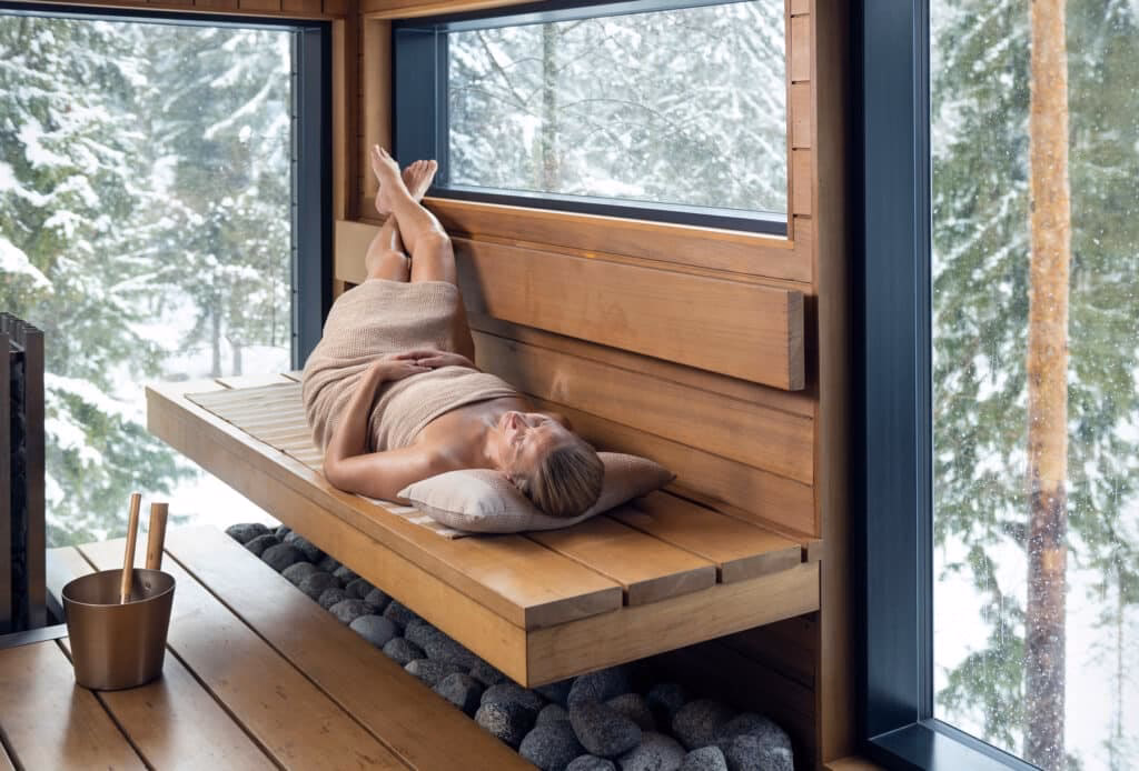 Wie kann ich meine Sauna entspannter machen?