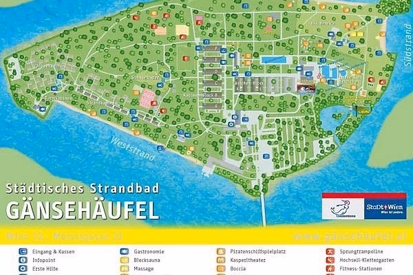 Wie kommt man zum Strandbad Gänsehäufel?
