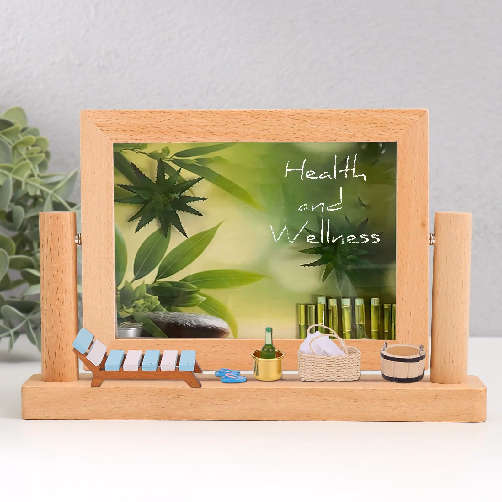 Wie bekomme ich eine Saunabank wieder sauber?