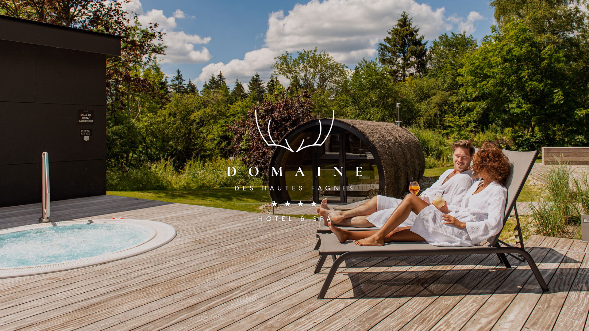 Quels sont les avantages des chambres du domaine des Hautes Fagnes ?