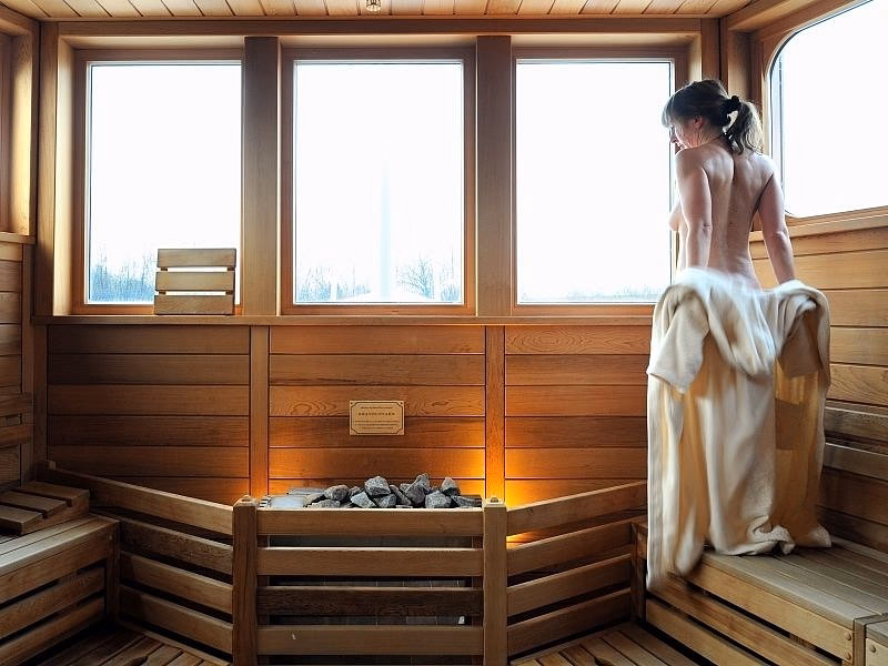 Ist es erlaubt die leere Sauna zu fotografieren?