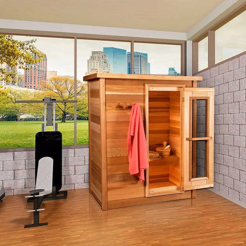 Where can I buy a prebuilt indoor home sauna?