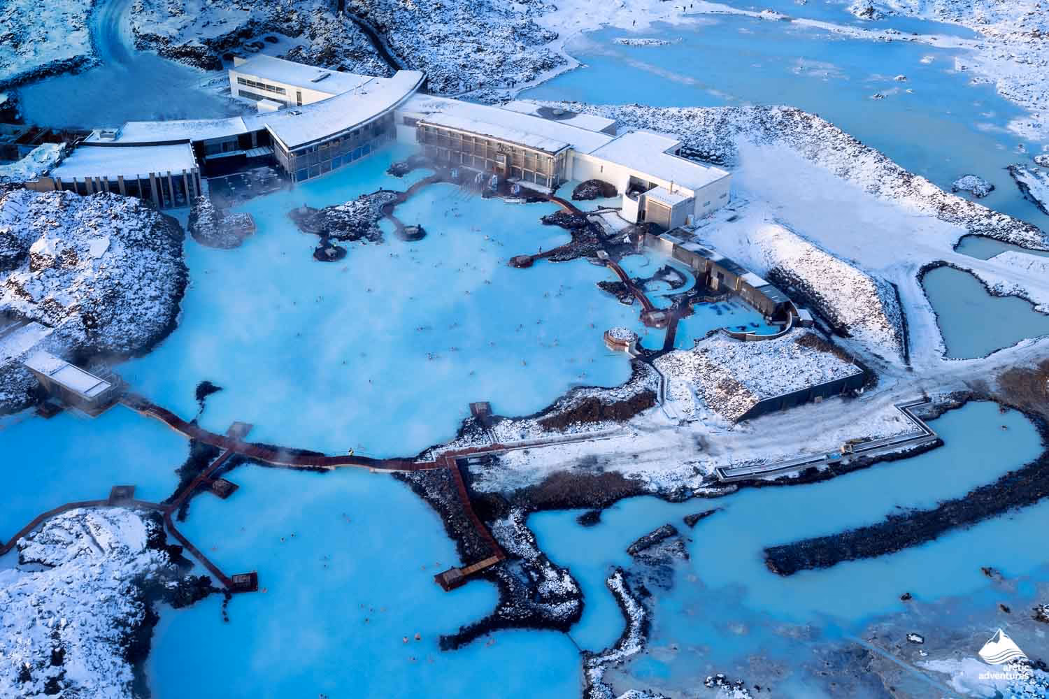 Why does Iceland have a geothermal pool?