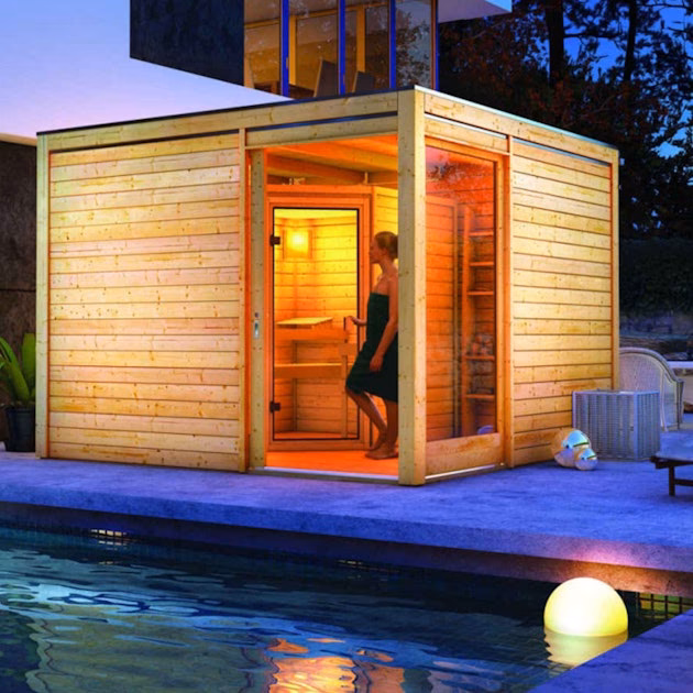 Was ist das Karibu Gartensauna Saunahaus Eldor?