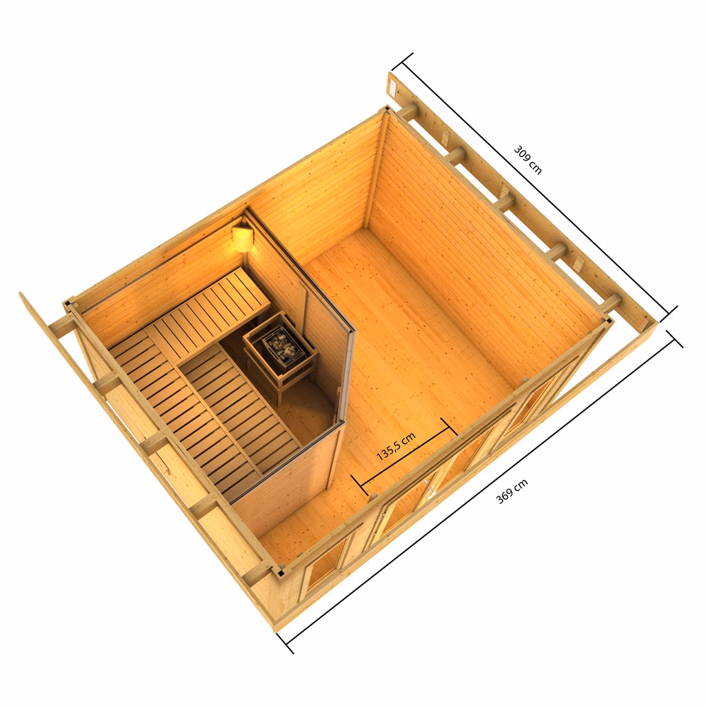 Wie befestigt man Schrauben in der Sauna?