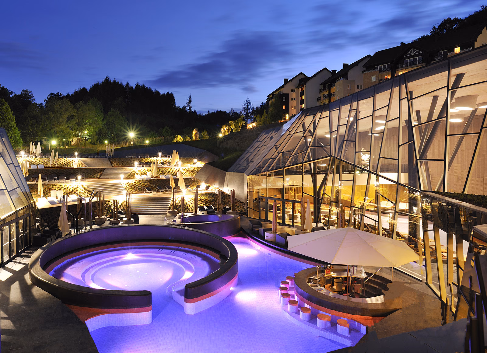 Where is the highest altitude Spa in Slovenia?