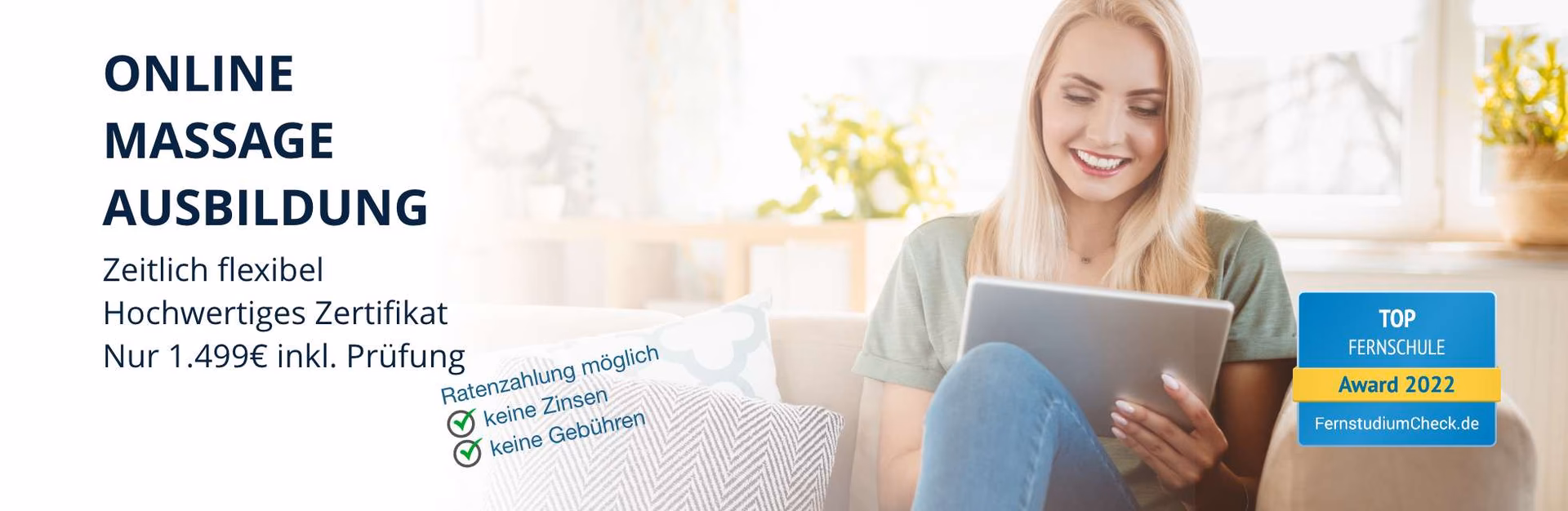 Wie lange dauert die Online Massageausbildung?