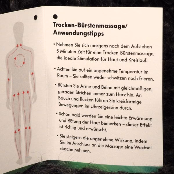 Welche Vorteile bietet eine feuchte Bürstenmassage?
