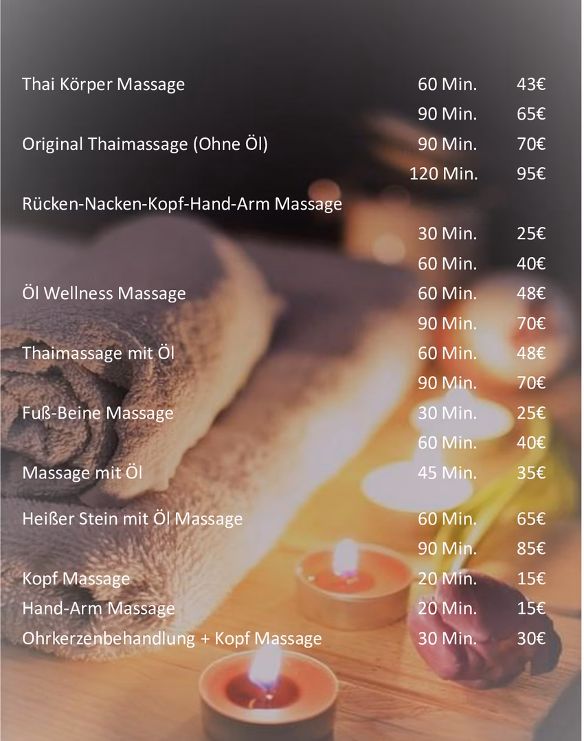 Was kostet eine mobile Massage?