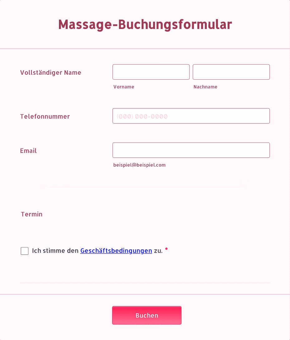 Wie bestätige ich einen Termin?