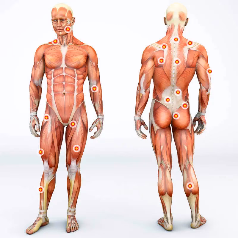 Wie behandelt man Triggerpunkte mit einer Massagepistole?