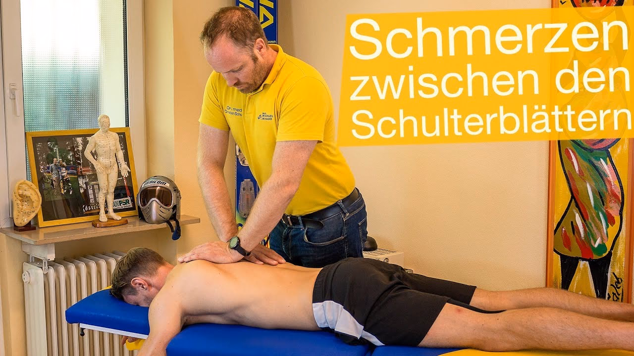 Warum brennen die Schulterblätter zwischen den Schulterblättern?