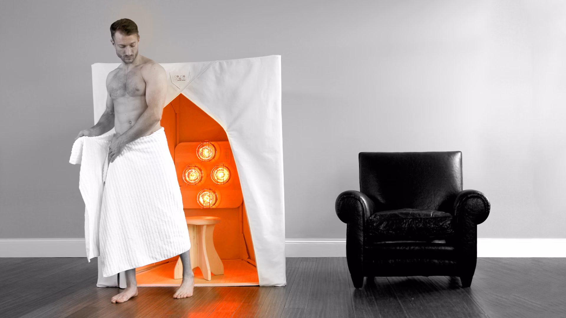What is a near infrared lamp sauna?