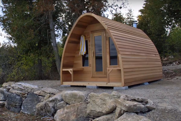 What is a pod sauna?