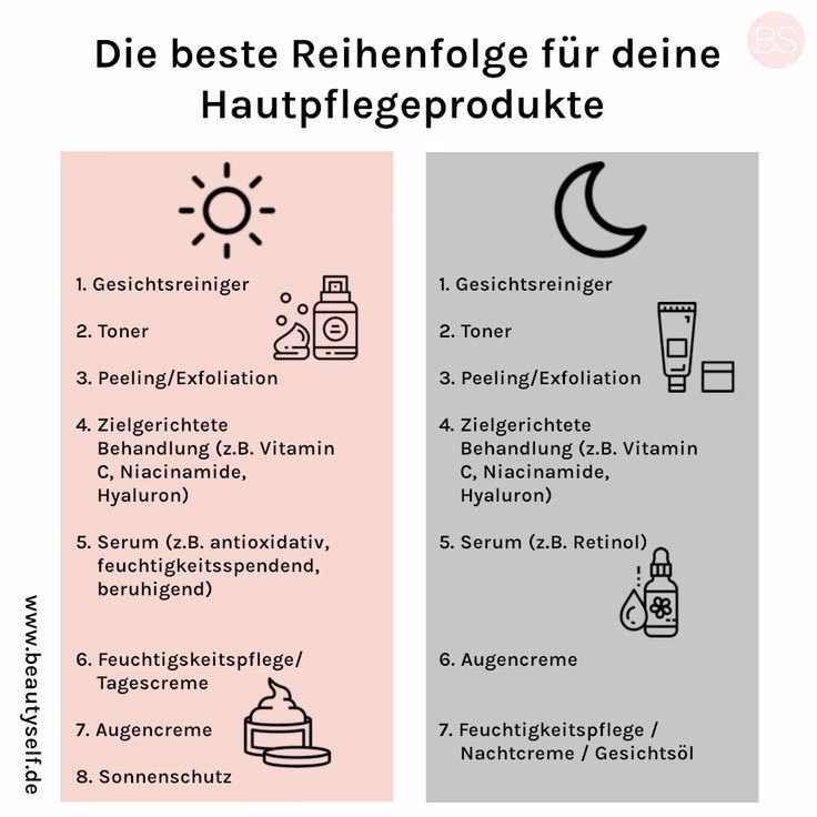 Was ist der zweite Schritt in der Gesichtsroutine?