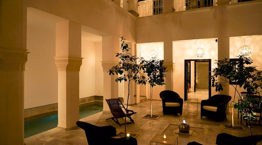 What airport is closest to Riad Sapphire and spa Marrakesh?