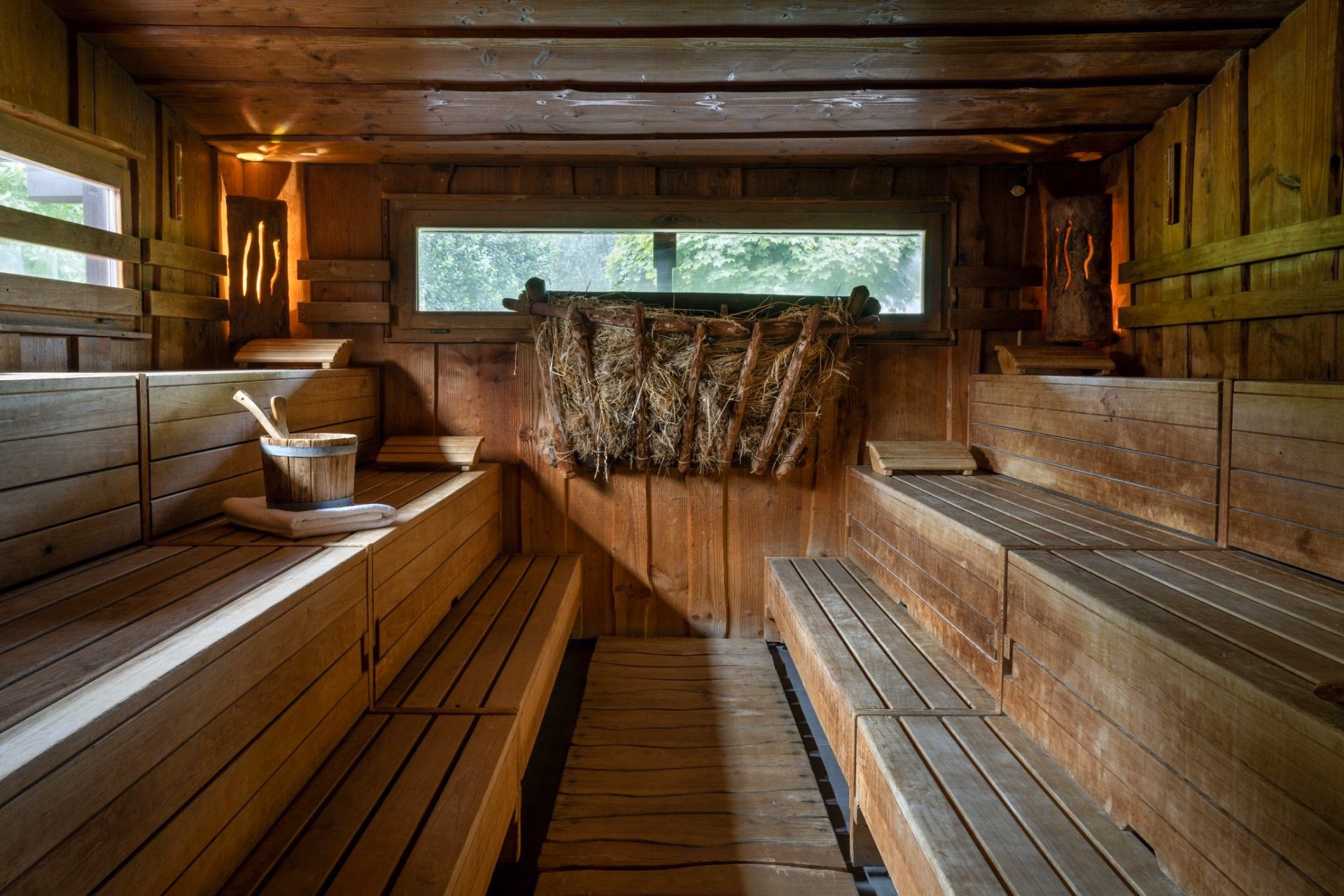 Wie bereite ich mich auf die Sauna ein?