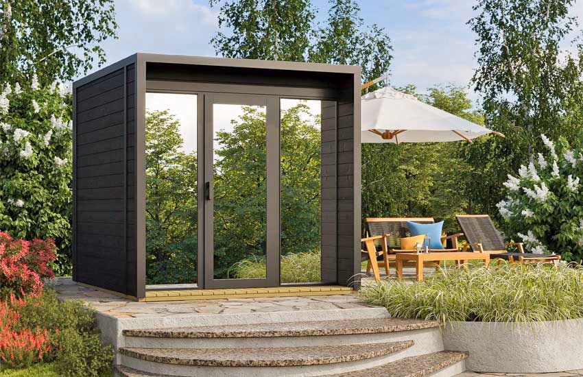 Welche Vorteile bietet eine verglaste Außensauna?