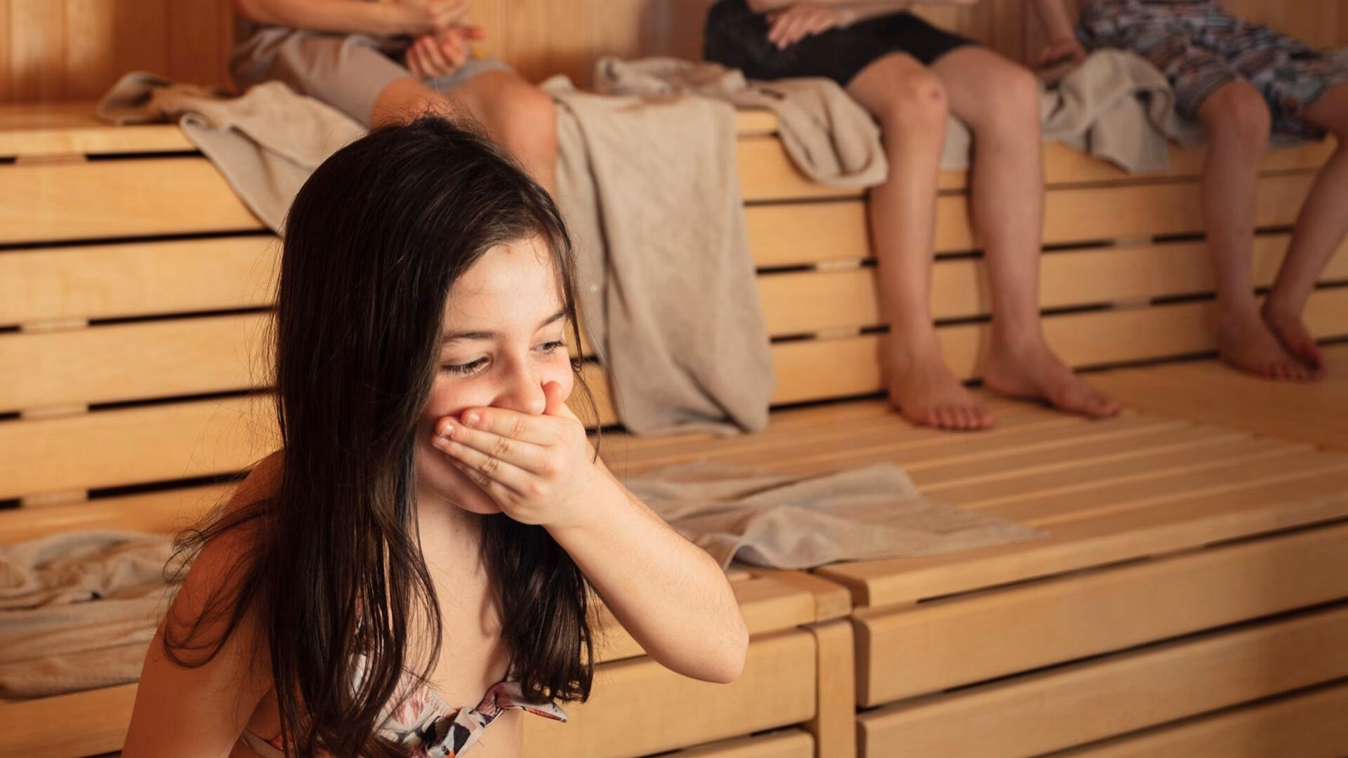 Wie lange sollte ein Kind in der Sauna bleiben?