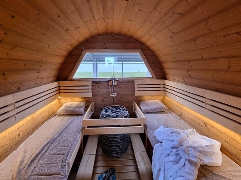 Wie lange dauert ein Saunabetrieb?