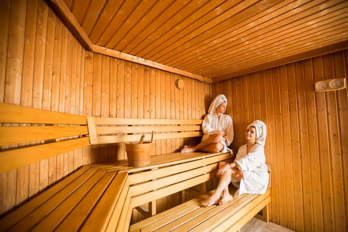 Wie hoch ist der Sauerstoffgehalt in der Sauna?