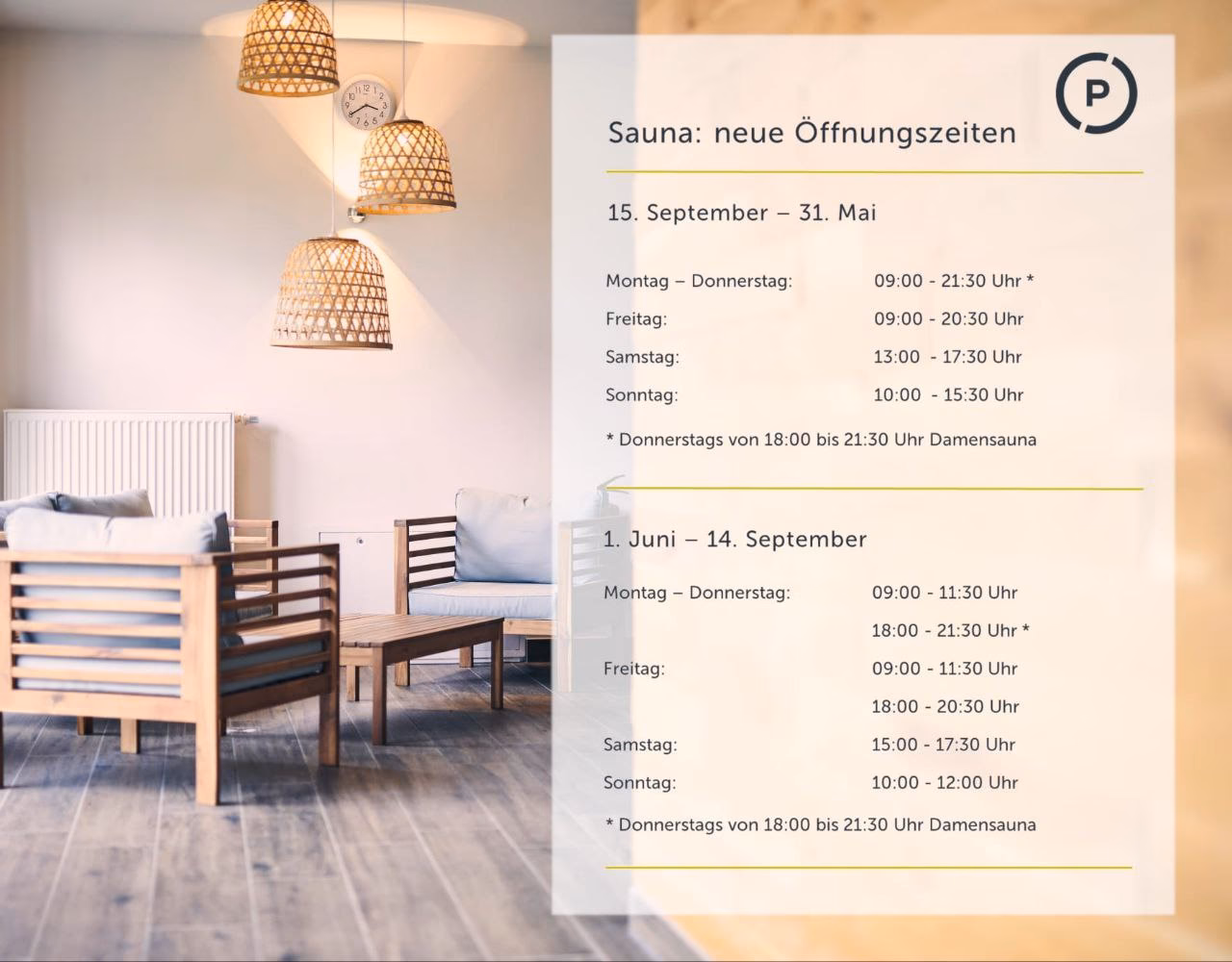 Was ist in der Sauna Oase nicht erlaubt?