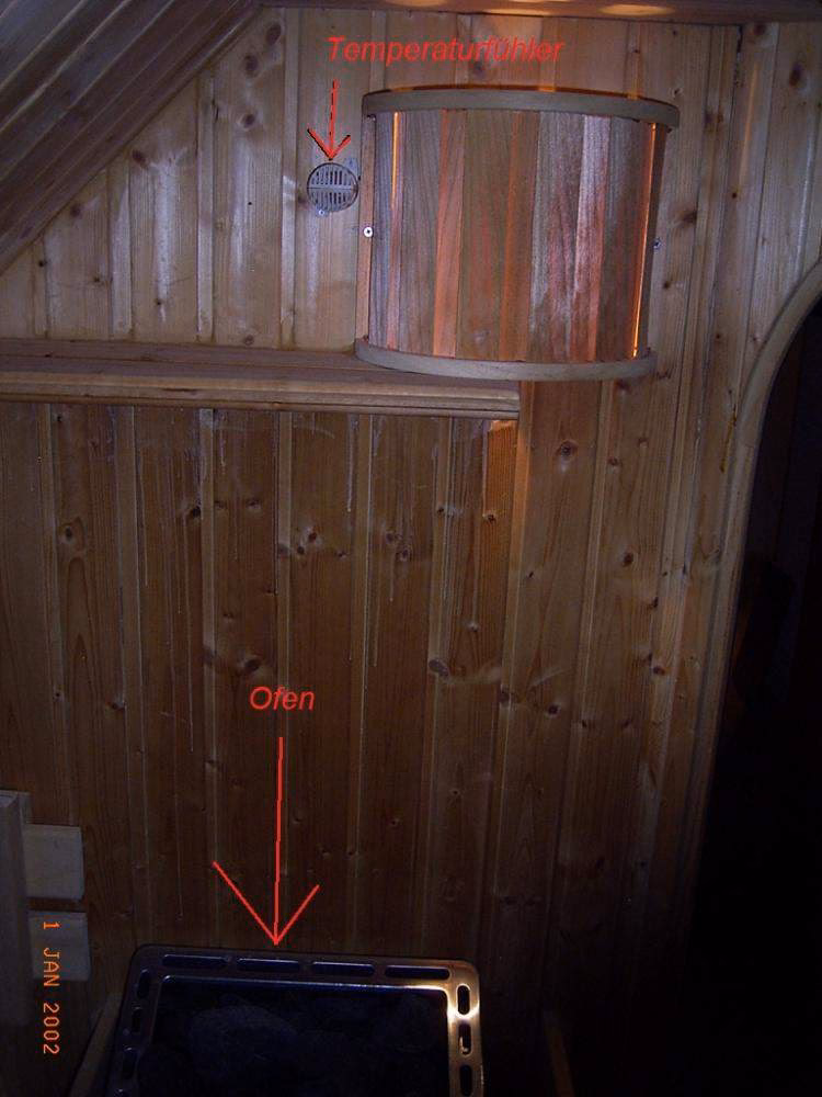 Wie erkenne ich einen Fehler in der Sauna?