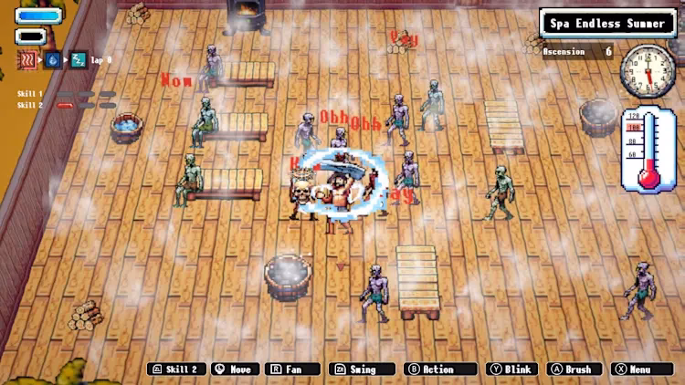 How does a night in a sauna turn into a fight for survival?