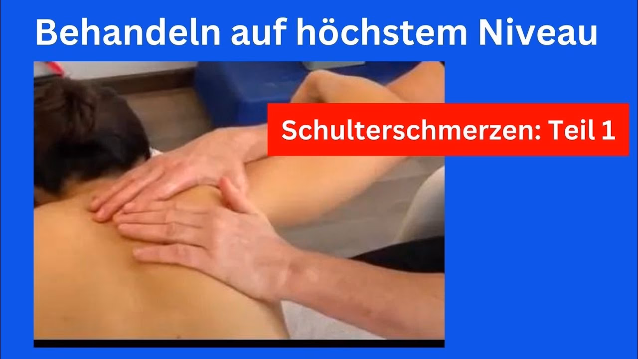 Wie massiert man das Schulterblatt?