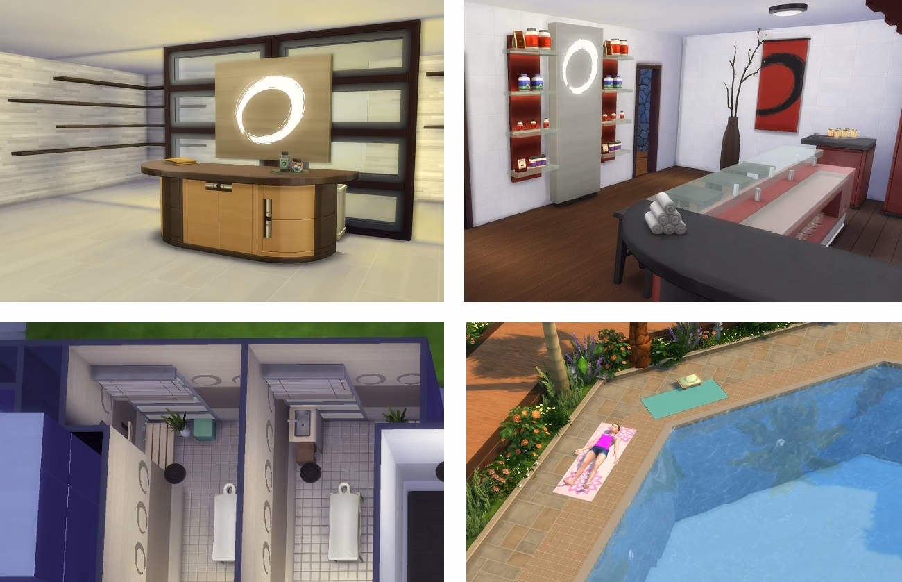 What is the Sims 4 spa day game pack refresh?