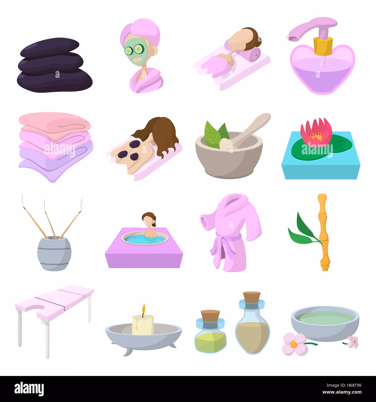 How many spa cartoons are there?