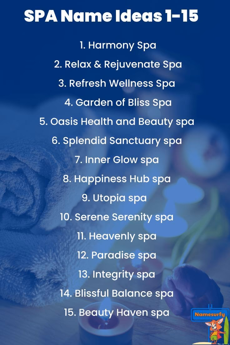 How to choose a spa name for your massage business?