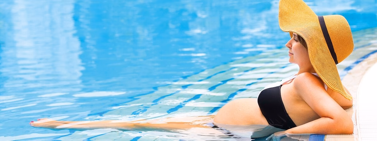 Ist das Baden im Thermalwasser während der Schwangerschaft unbedenklich?