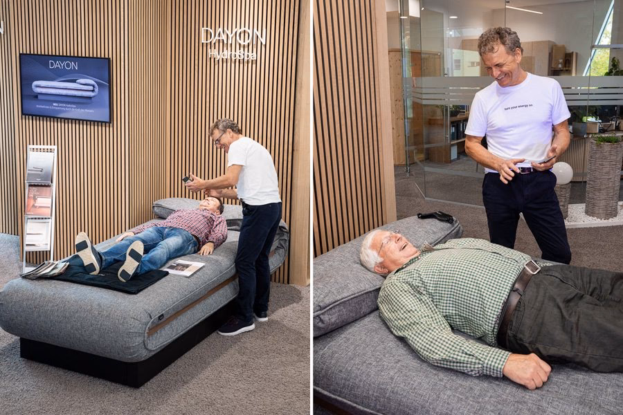 Wie funktioniert eine Massage mit Wasserdüsen?